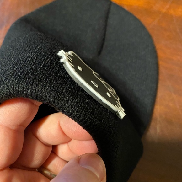 Hello Kitty Black Beanie for Kids - Picture 5 of 5